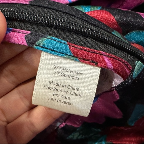 Ronny Kobo Eden Floral Satin Tie Neck Blouse Medium M - Picture 7 of 9